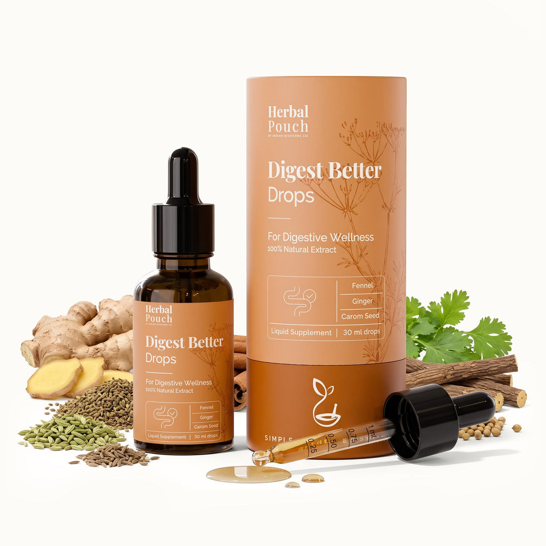 Digest Better Drops - Herbal Pouch